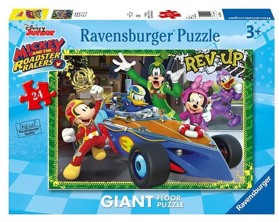 Ravensburger, puzzle, Disney, Mickey i Raźni Rajdowcy, 24 el. Ravensburger