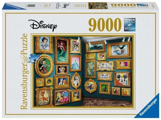 Ravensburger, puzzle, Disney, Muzeum postaci Disneya, 9000 el. Ravensburger