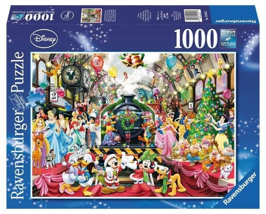 Ravensburger, puzzle, Disney, Święta z rodziną Disney'a, 1000 el. Ravensburger
