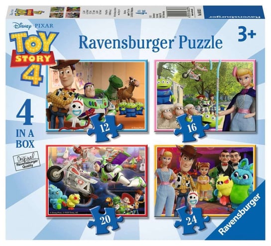 Ravensburger, puzzle, Disney, Toy Story, 12/16/20/24 el. Ravensburger