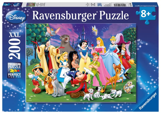 Ravensburger, puzzle, Disney, Ulubione postacie z bajek, XXL, 200 el. Ravensburger