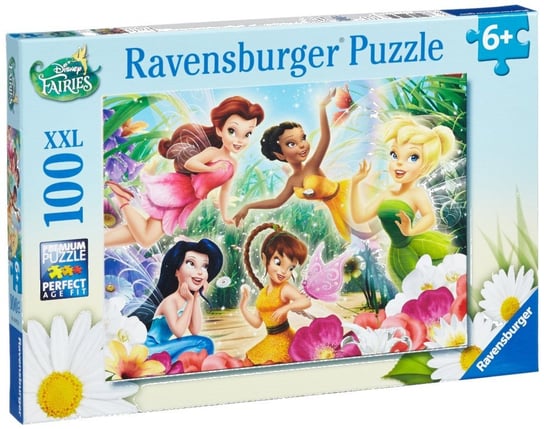 Ravensburger, puzzle, Disney, XXL, Wróżki Disneya, Moje wróżki, 100 el. Ravensburger
