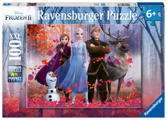 Ravensburger, puzzle, dla dzieci, XXL, Disney, Kraina Lodu II, Magia Lasu, 100 el. Ravensburger