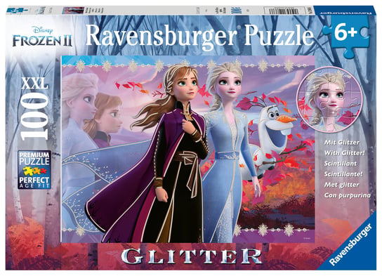 Ravensburger, puzzle, dla dzieci, XXL, Disney, Kraina Lodu II, Silne siostry, 100 el. Ravensburger