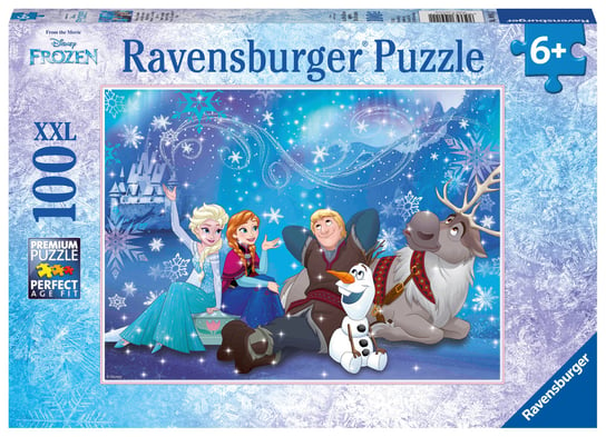 Ravensburger, puzzle, dla dzieci XXL Disney, Kraina Lodu Magia lodu 10911, 100 el. Ravensburger