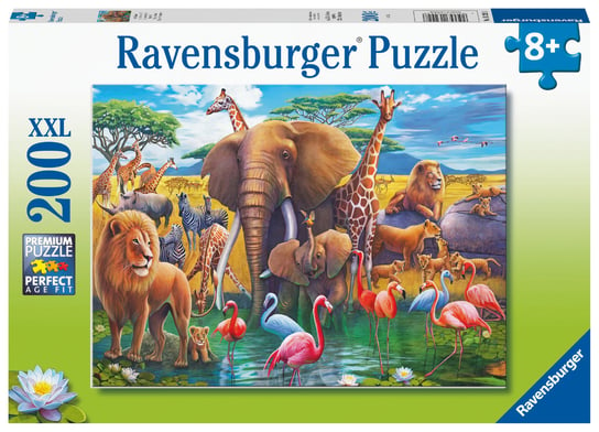 Ravensburger, puzzle, dla dzieci XXL Dzikie zwierzęta, 200 el. Ravensburger