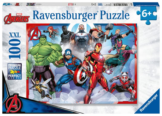 Ravensburger, puzzle, dla dzieci XXL Marvel Avengers, 100 el. Ravensburger