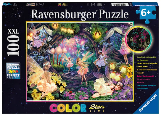 Ravensburger, puzzle, dla dzieci XXL Ogród Wróżek, 100 el. Ravensburger