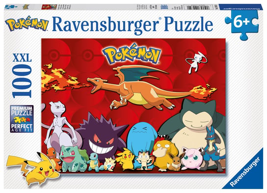 Ravensburger, puzzle, dla dzieci XXL Pokemon, 100 el. Ravensburger