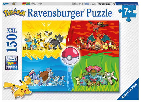 Ravensburger, puzzle, dla dzieci XXL Pokemon, 150 el. Ravensburger