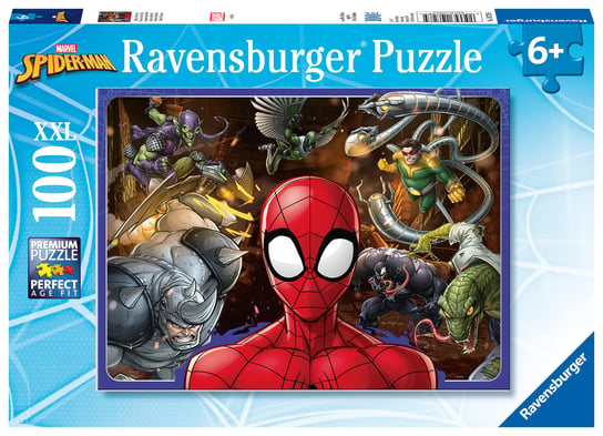Ravensburger, puzzle, dla dzieci XXL Spiderman, 100 el. Ravensburger