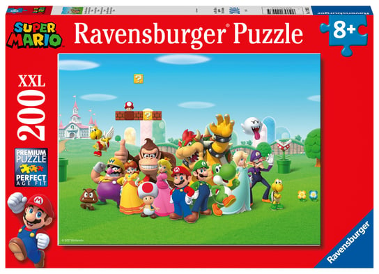 Ravensburger, puzzle, dla dzieci XXL Super Mario, 200 el. Ravensburger