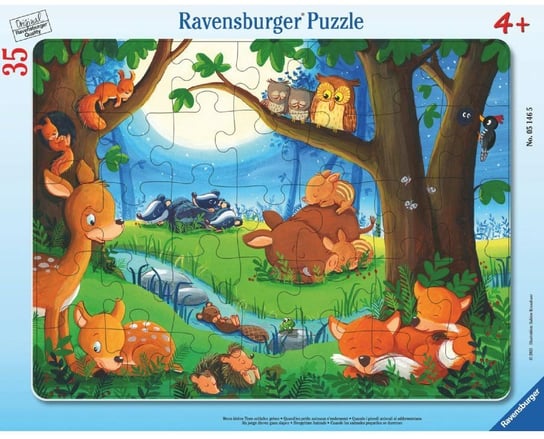 Ravensburger, puzzle, Dobranoc w ramce, 35 el. Ravensburger
