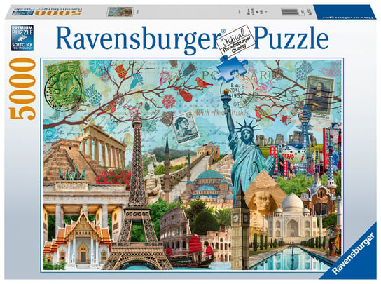 Ravensburger, puzzle, Duże miasta, 5000 el. Ravensburger