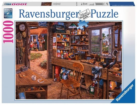Ravensburger, puzzle, Dziadkowa Szopa, 1000 el. Ravensburger
