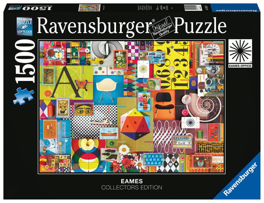 Ravensburger, puzzle, EAMES Collectors Edition, Domek z kart, 1500 el. Ravensburger