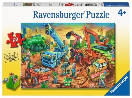 Ravensburger, puzzle, Ekipa budowlana, 60 el. Ravensburger