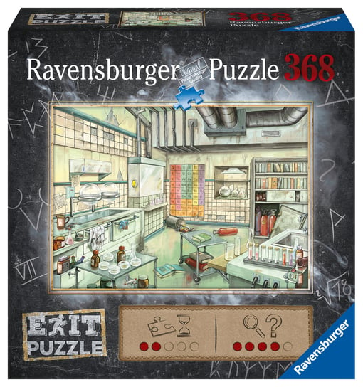 Ravensburger, puzzle, Exit, Laboratorium, 368 el. Ravensburger
