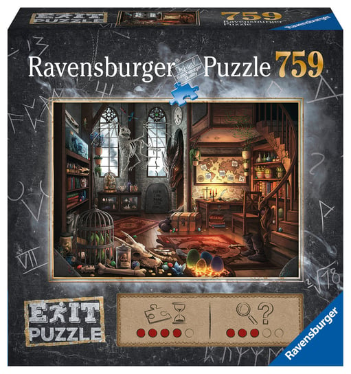 Ravensburger, puzzle, Exit, Laboratorium czarodzieja, 759 el. Ravensburger