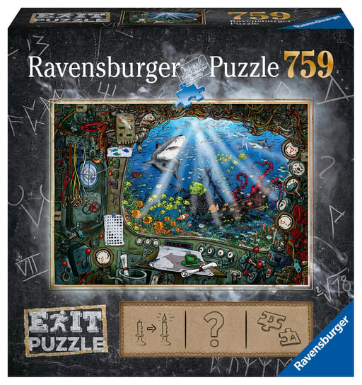 Ravensburger, puzzle, Exit, Łódź podwodna, 759 el. Ravensburger
