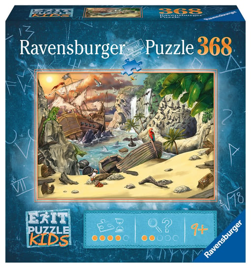 Ravensburger, puzzle, Exit, Piraci, 368 el. Ravensburger