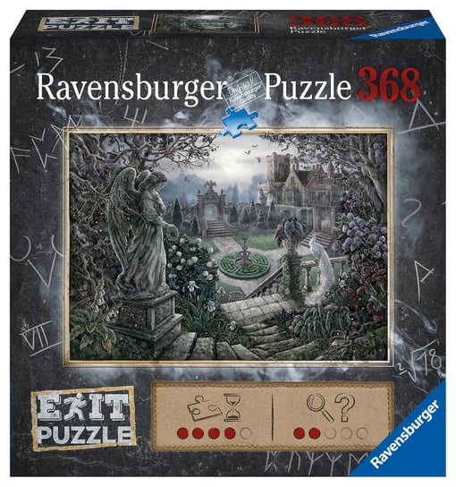 Ravensburger, puzzle, Exit, Północ w ogrodzie, 368 el. Ravensburger
