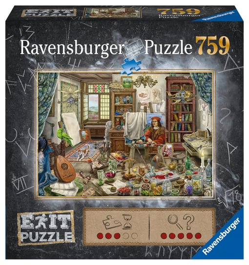 Ravensburger, puzzle, Exit, Studio artysty, 759 el. Ravensburger
