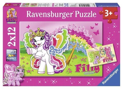 Ravensburger, puzzle, Filly Butterfly, Przyjaciółka, 2x12 el. Ravensburger