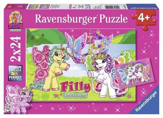 Ravensburger, puzzle, Filly Butterfly, Świat Scarlet, 2x24 el. Ravensburger