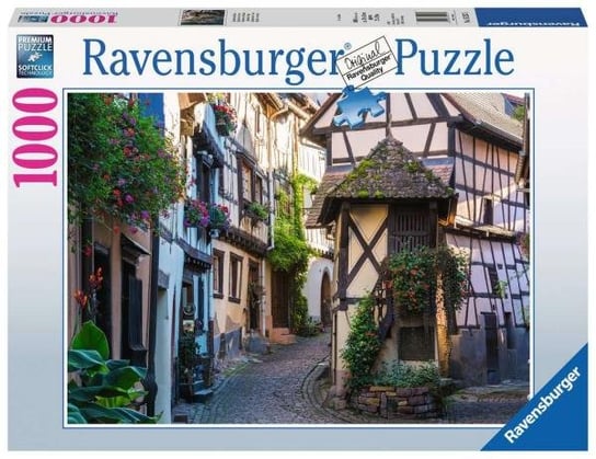 Ravensburger, puzzle, Francuskie miasteczko Eguisheim, 1000 el. Ravensburger