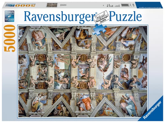 Ravensburger, puzzle, Freski kaplicy sykstyńskiej, 5000 el. Ravensburger