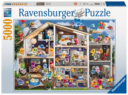 Ravensburger, puzzle, Gelini, Dom dla lalek, 5000 el. Ravensburger
