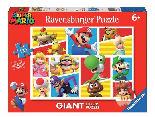 Ravensburger, puzzle, Giant, Super Mario, 125 el. Ravensburger