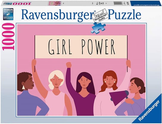 Ravensburger, puzzle, Girl power, 1000 el. Ravensburger