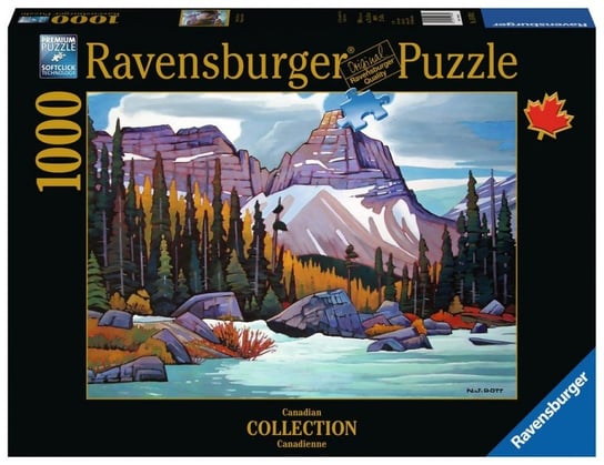 Ravensburger, puzzle, Góry Cathedral, 1000 el. Ravensburger