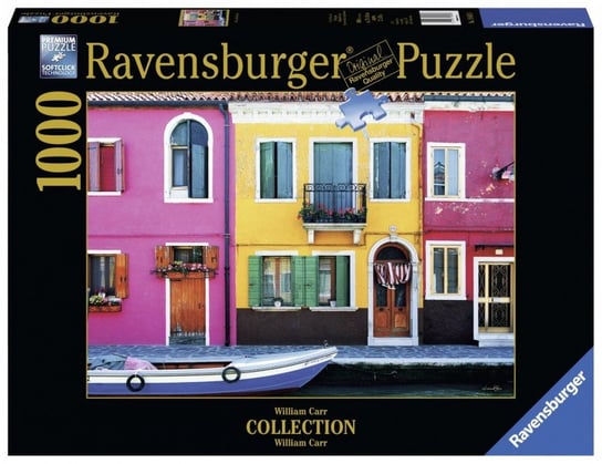 Ravensburger, puzzle, Grazila Burano, 1000 el. Ravensburger