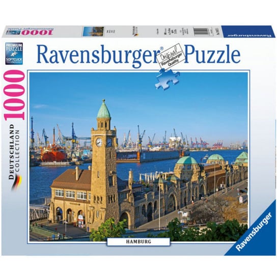 Ravensburger, puzzle, Hamburg, 1000 el. Ravensburger