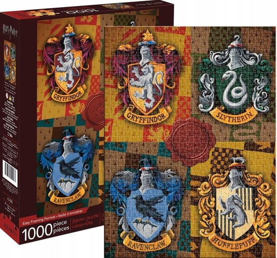 Ravensburger, puzzle, Harry Potter, Domy Hogwartu, 1000 el. Ravensburger