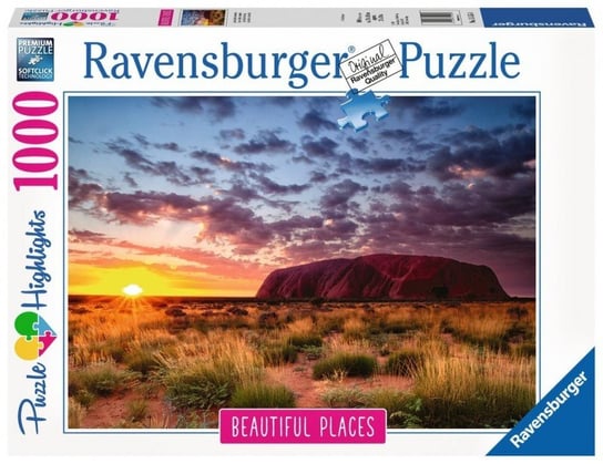 Ravensburger, puzzle, Highlights, Ayers Rock, Australia, 1000 el. Ravensburger