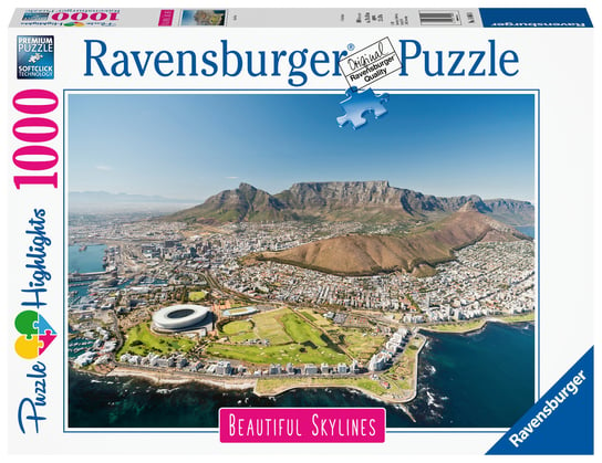 Ravensburger, puzzle, Highlights, Cape Town, 1000 el. Ravensburger
