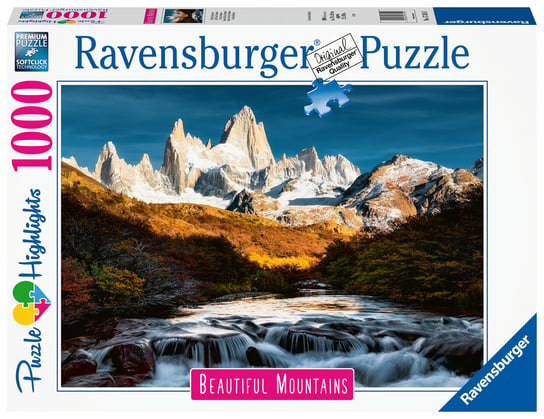 Ravensburger, puzzle, Highlights, Góry Tęczowe, 1000 el. Ravensburger
