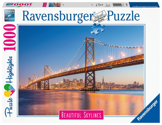 Ravensburger, puzzle, Highlights, San Francisco, 1000 el. Ravensburger