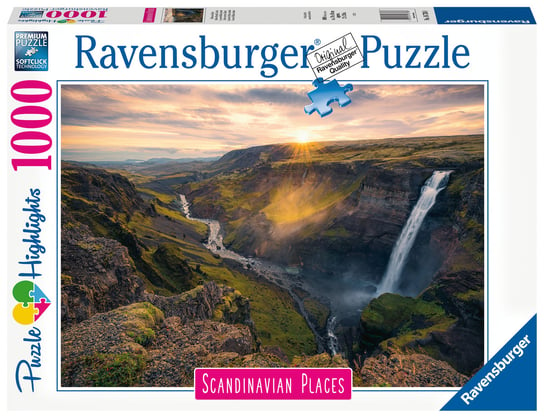 Ravensburger, puzzle, Highlights, Skandynawski krajobraz, 1000 el. Ravensburger