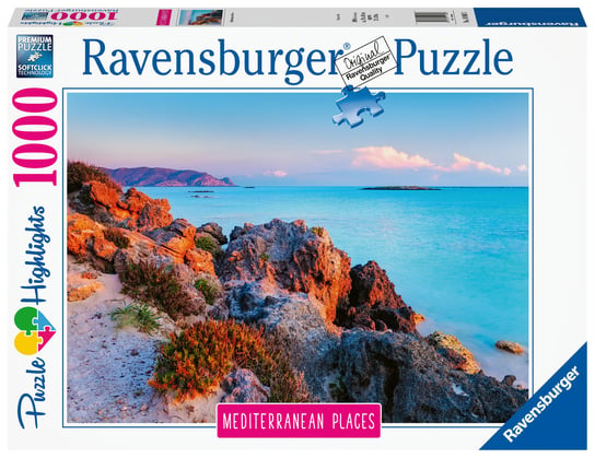 Ravensburger, puzzle, Highlights, Śródziemnomorska Grecja, 1000 el. Ravensburger