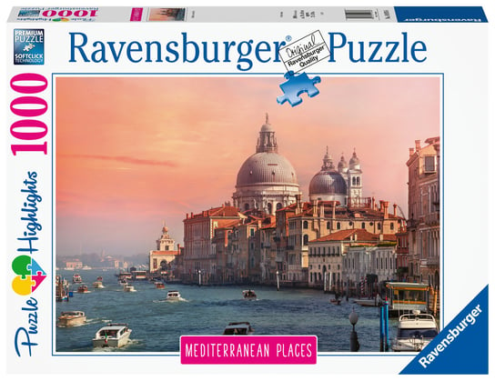 Ravensburger, puzzle, Highlights, Śródziemnomorskie Włochy, 1000 el. Ravensburger