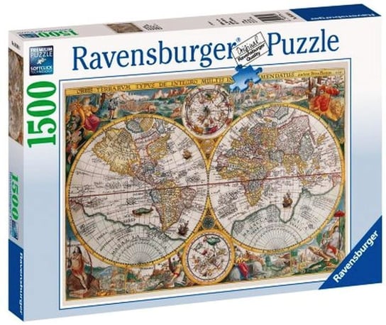 Ravensburger, puzzle, Historyczna mapa 1594, 1500 el. Ravensburger