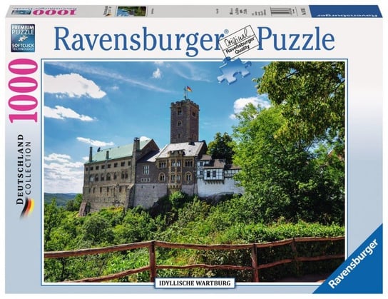Ravensburger, puzzle, Idylliczny Wartburg, 1000 el. Ravensburger