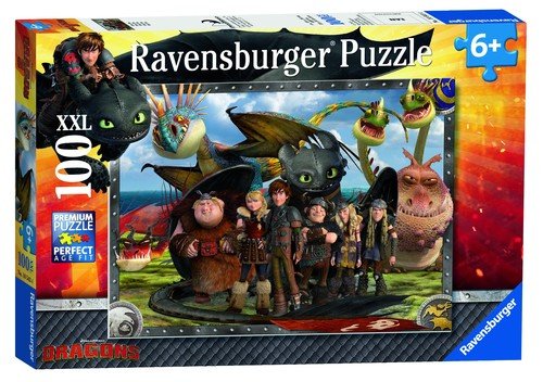 Ravensburger, puzzle, Jak wytresować smoka, 100 el. Ravensburger