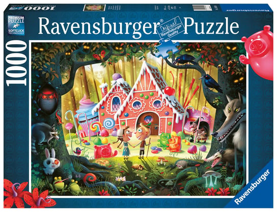 Ravensburger, puzzle, Jaś i Małgosia, 1000 el. Ravensburger