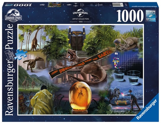 Ravensburger, puzzle, Jurassic Park, 1000 el. Ravensburger